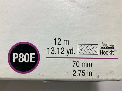 3M 30713 Hookit Purple Clean Sanding Sandpaper Sheet Roll, 80 Grade, 70mm X 12M