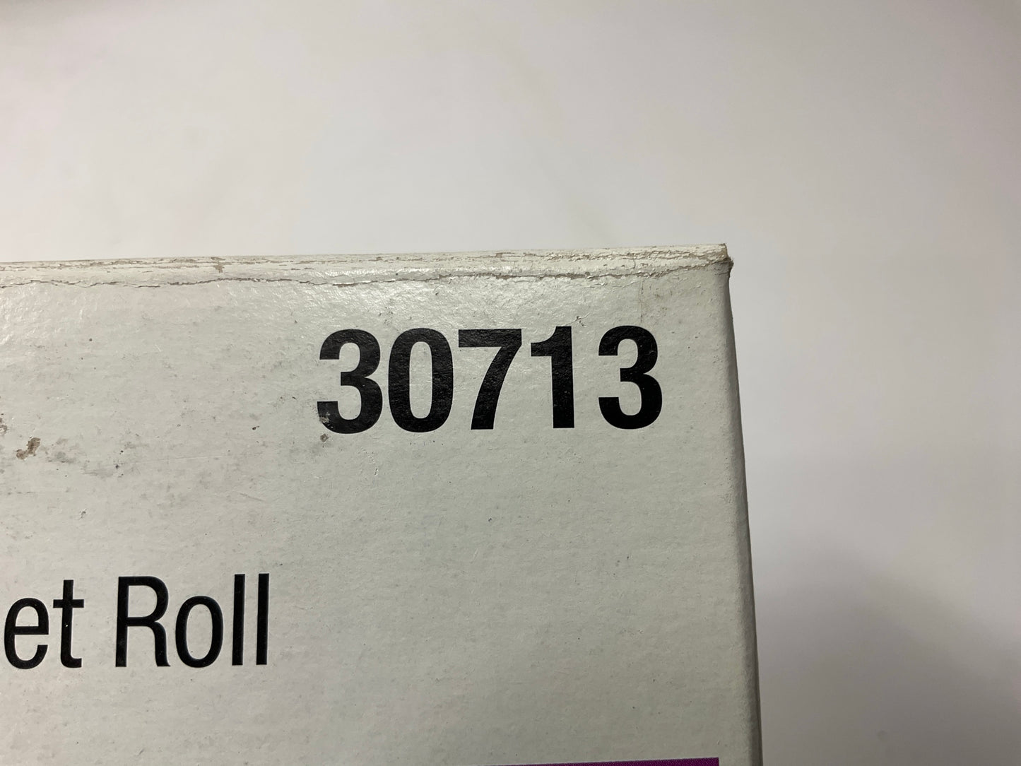 3M 30713 Hookit Purple Clean Sanding Sandpaper Sheet Roll, 80 Grade, 70mm X 12M
