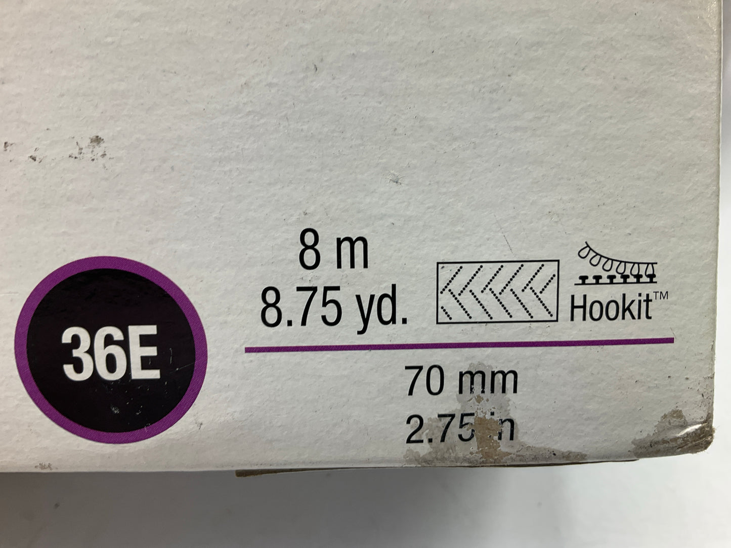 3M 30716 Hookit Purple Clean Sanding Sheet Roll, 8m X 70mm, 36E Grit