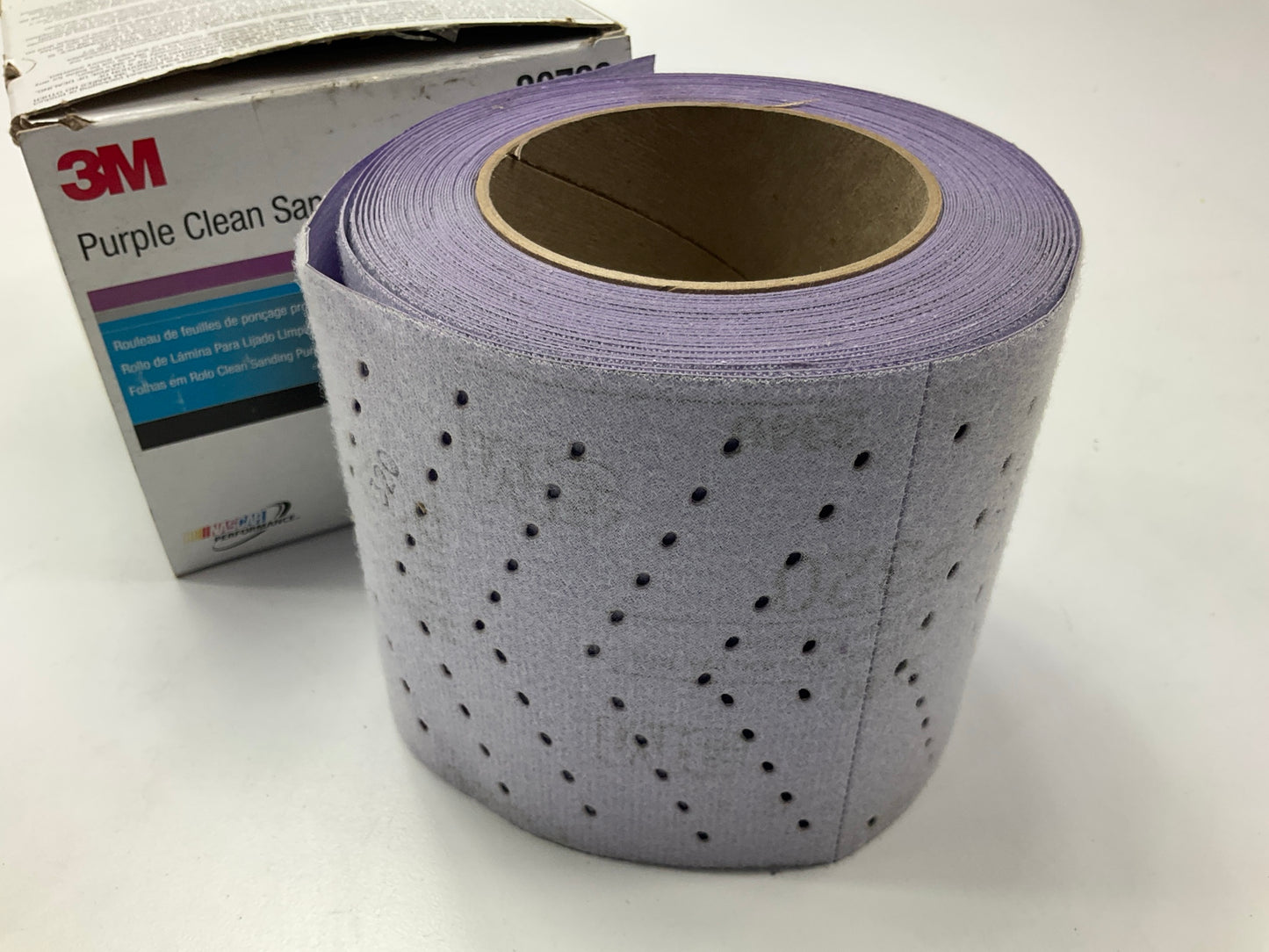 3M 30729 Hookit 334U Purple 115mm X 12m P320 Grit Clean Sanding Roll