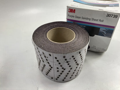 3M 30739 Purple Clean Sanding Roll, Hookit, 8m X 115mm, 40E Grit
