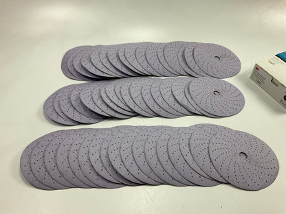 3M 30761 Purple Clean Sanding Hookit Disc 6'' Sander P600 Grit (50 Discs)