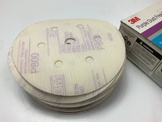 3M 30770 Purple Hookit Dust-Free 6'', P800 Grit Finishing Film Disc (50 / Box)