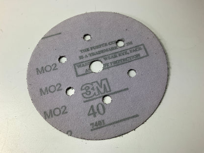 3M 30786 Purple 6'' 40E Grit Dust-Free Abrasive Sanding Disc, 25 Discs / Box