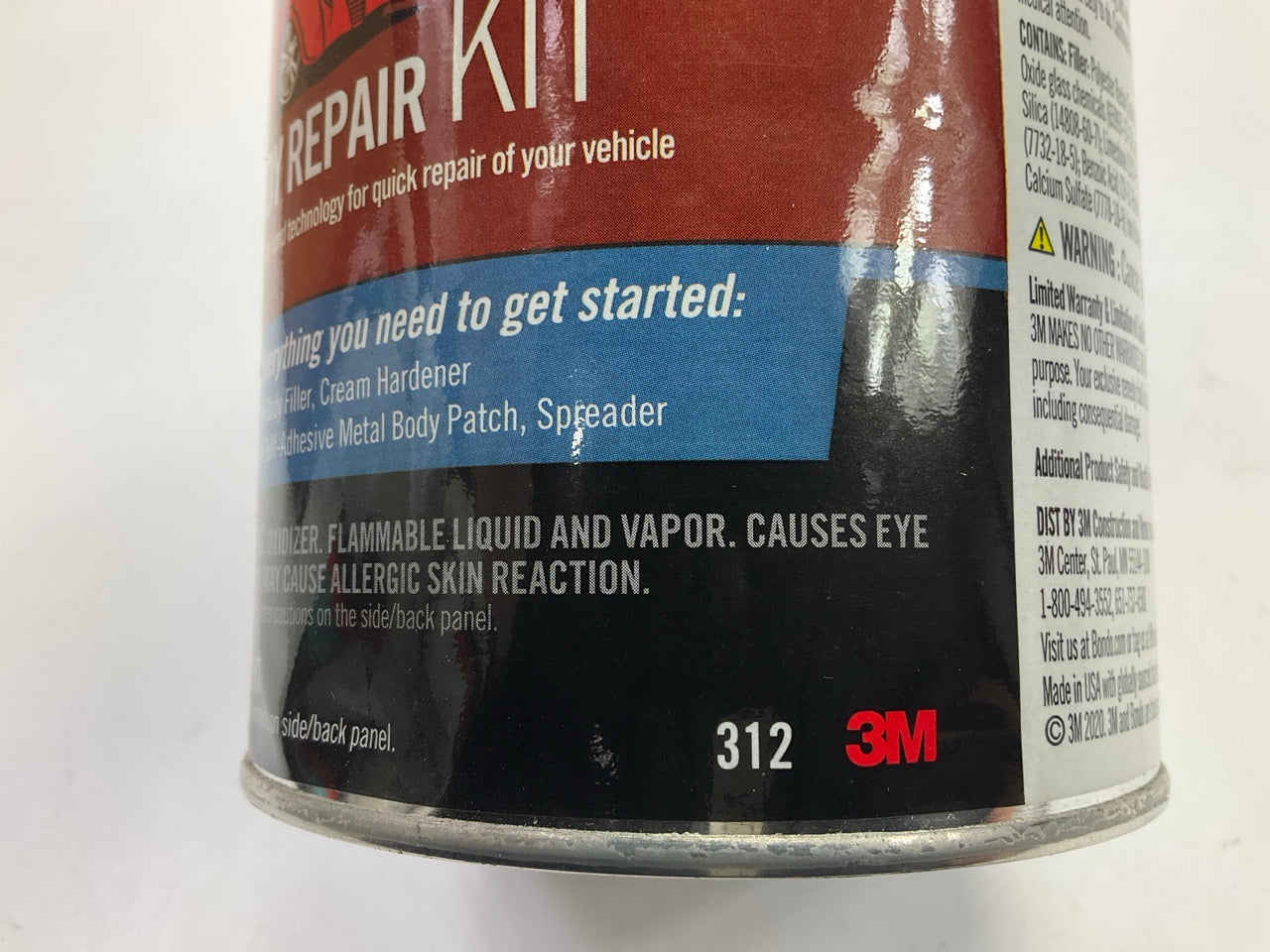 3M Bondo 312 Bondo Body Filler Repair Kit, Everything You Need To Get Started