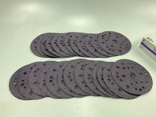 3M 31370 Cubitron II 6'' Clean Sanding Hookit Discs Repair 40 Grit (25 Discs)