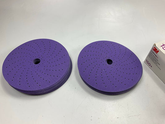 3M 31373 Cubitron II Hookit Clean Sand Sanding Abrasive 6'' 150 Grit, 50 Discs