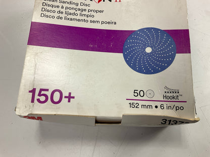 3M 31373 Cubitron II Hookit Clean Sand Sanding Abrasive 6'' 150 Grit, 50 Discs