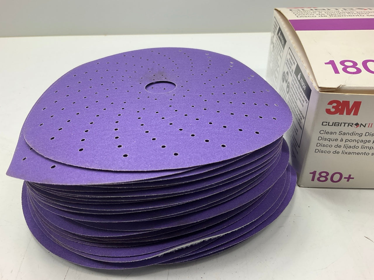 3M 31374 Cubitron II Hookit Abrasive Sanding Disc 6 In, 180+, 50 Discs Per Box