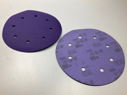 3M 31376 Cubitron II 737U 8'' Sanding Abrasive Discs, 80+ Grit, 25 Discs