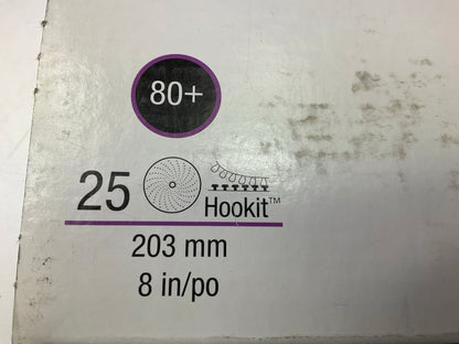 3M 31376 Cubitron II 737U 8'' Sanding Abrasive Discs, 80+ Grit, 25 Discs