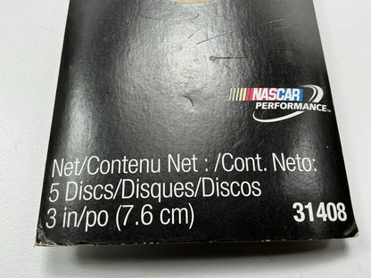 3M 31408, 3 Inch, 24 Grit, Roloc Sanding Discs - 5 / Pack
