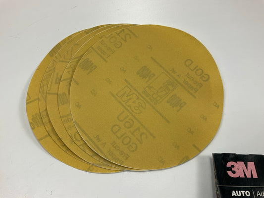 3M 31434 Stikit Gold 6'' P400A Grit Sanding Disc, 5 / Pack