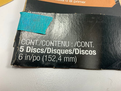 3M 31434 Stikit Gold 6'' P400A Grit Sanding Disc, 5 / Pack