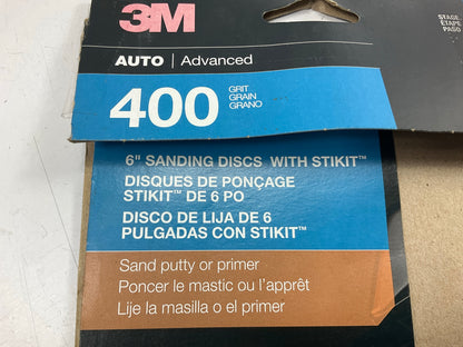 3M 31434 6'' 400 Grit Stikit Sanding Discs - 75 Discs Total