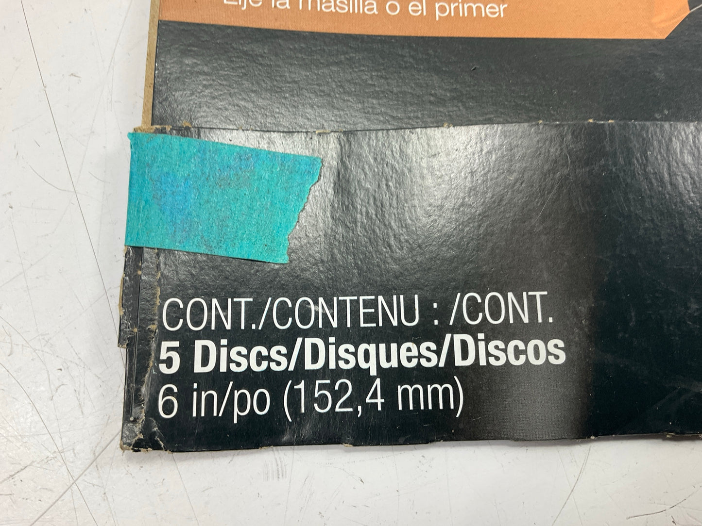 3M 31434 6'' 400 Grit Stikit Sanding Discs - 75 Discs Total