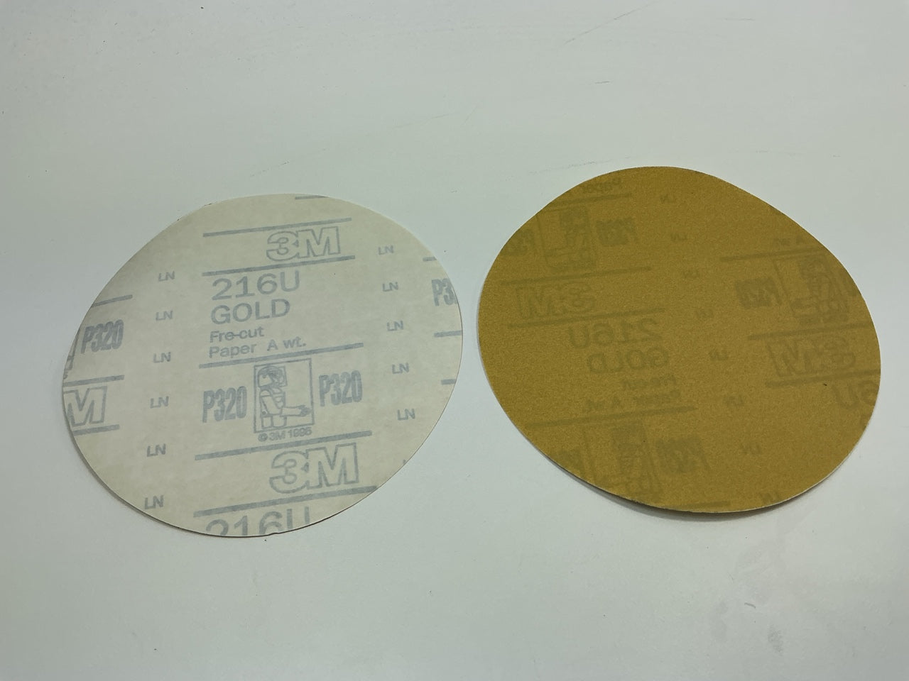 3M 31435 Stikit Gold Sanding Disc, 6 Inch, P320 Grit, 5 / Pack