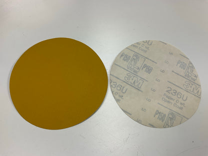 3M 31440 Stikit 150 Grit Gold Sand Paper 6'' Stick Type Sandin Disc - 5 Discs