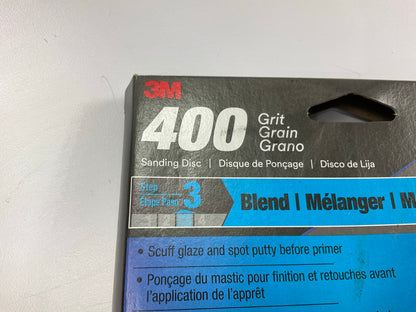 3M 31445 6'', 400 Grit Sanding Discs With Stikit Attachment - 10 / Pack