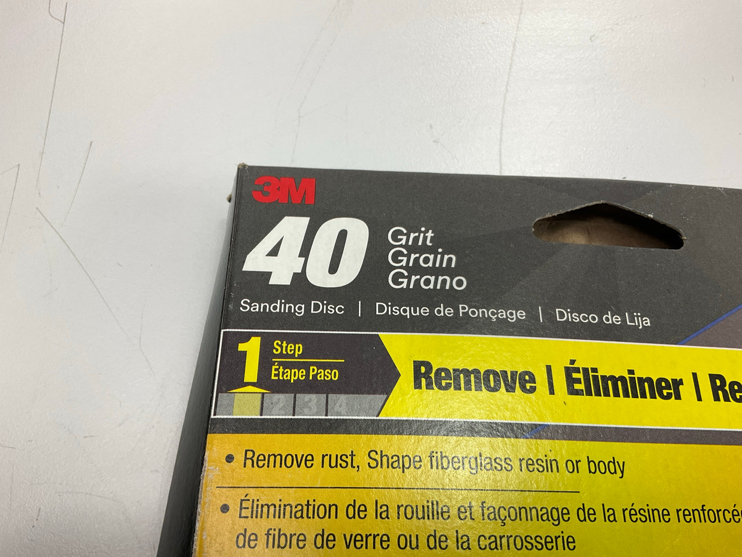 3M 31452  6'', 40 Grit Sanding Discs, Pack Of 10 Discs