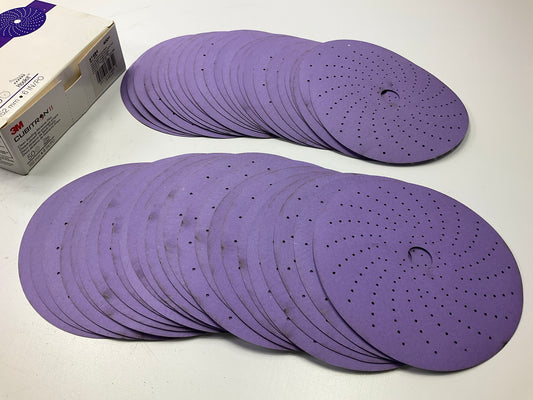 3M 31484 Cubitron II Hookit Clean Sanding Abrasive Disc, 6'' 400+ Grade 50 Discs