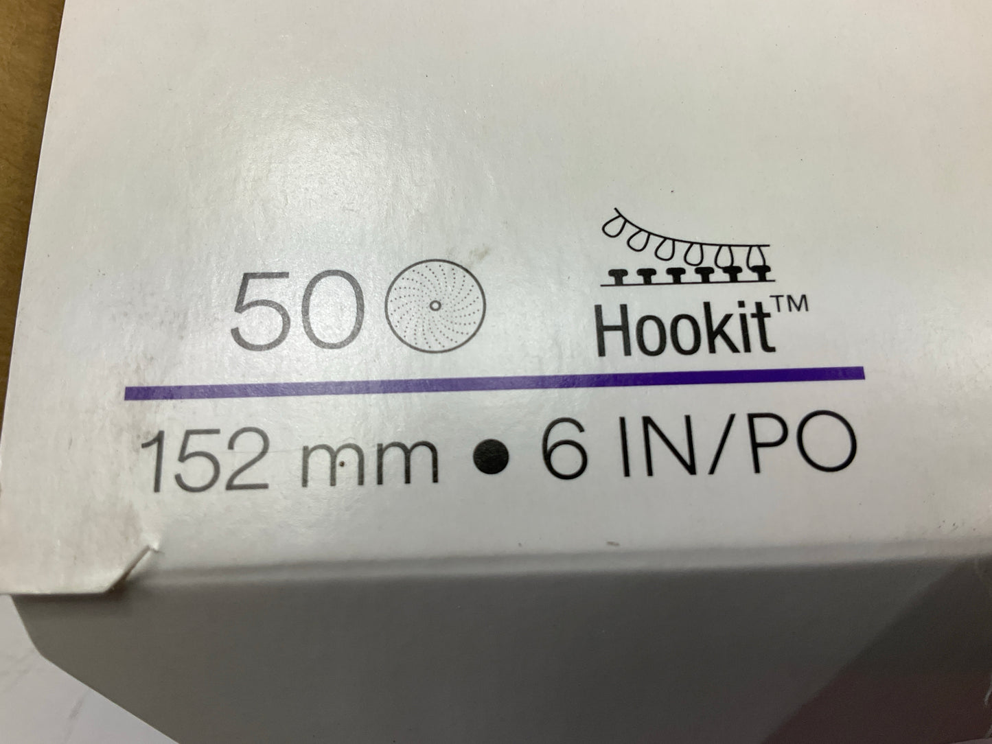 3M 31484 Cubitron II Hookit Clean Sanding Abrasive Disc, 6'' 400+ Grade 50 Discs