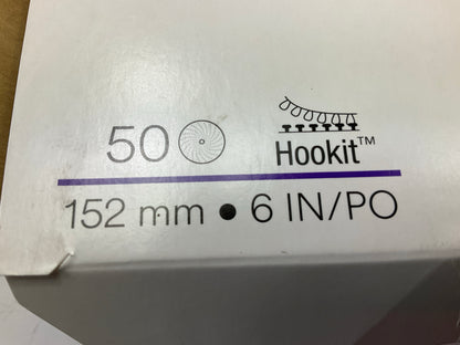 3M 31484 Cubitron II Hookit Clean Sanding Abrasive Disc, 6'' 400+ Grade 50 Discs