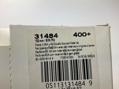 3M 31484 Cubitron II Hookit Clean Sanding Abrasive Disc, 6'' 400+ Grade 50 Discs