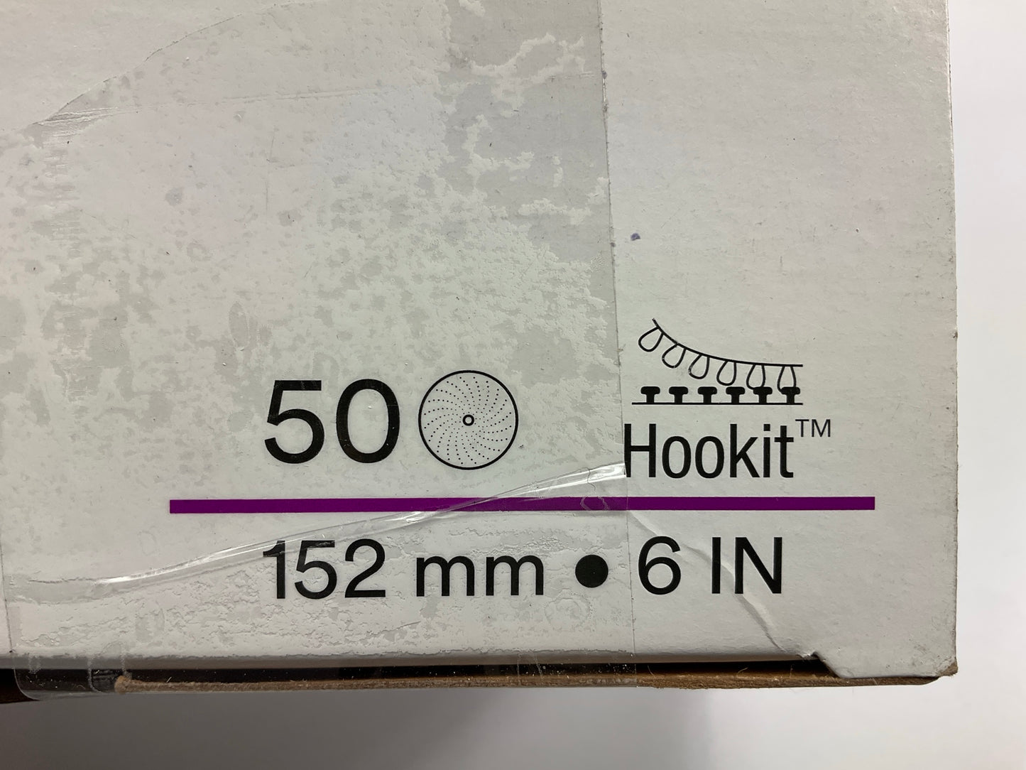 3M 31484 Cubitron II Hookit Clean Sanding Abrasive Disc, 6'' 400+ Grade 50 Discs