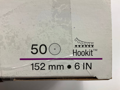 3M 31484 Cubitron II Hookit Clean Sanding Abrasive Disc, 6'' 400+ Grade 50 Discs