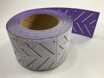 3M Cubitron II 31490 737U Series Multi-Hole Clean Sanding Sheet Roll, 400+ Grit