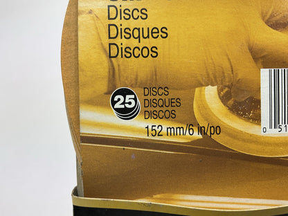 3M 31519 Stikit Gold Sanding Discs, 6'', P320 Grit , 25 Discs / Pack
