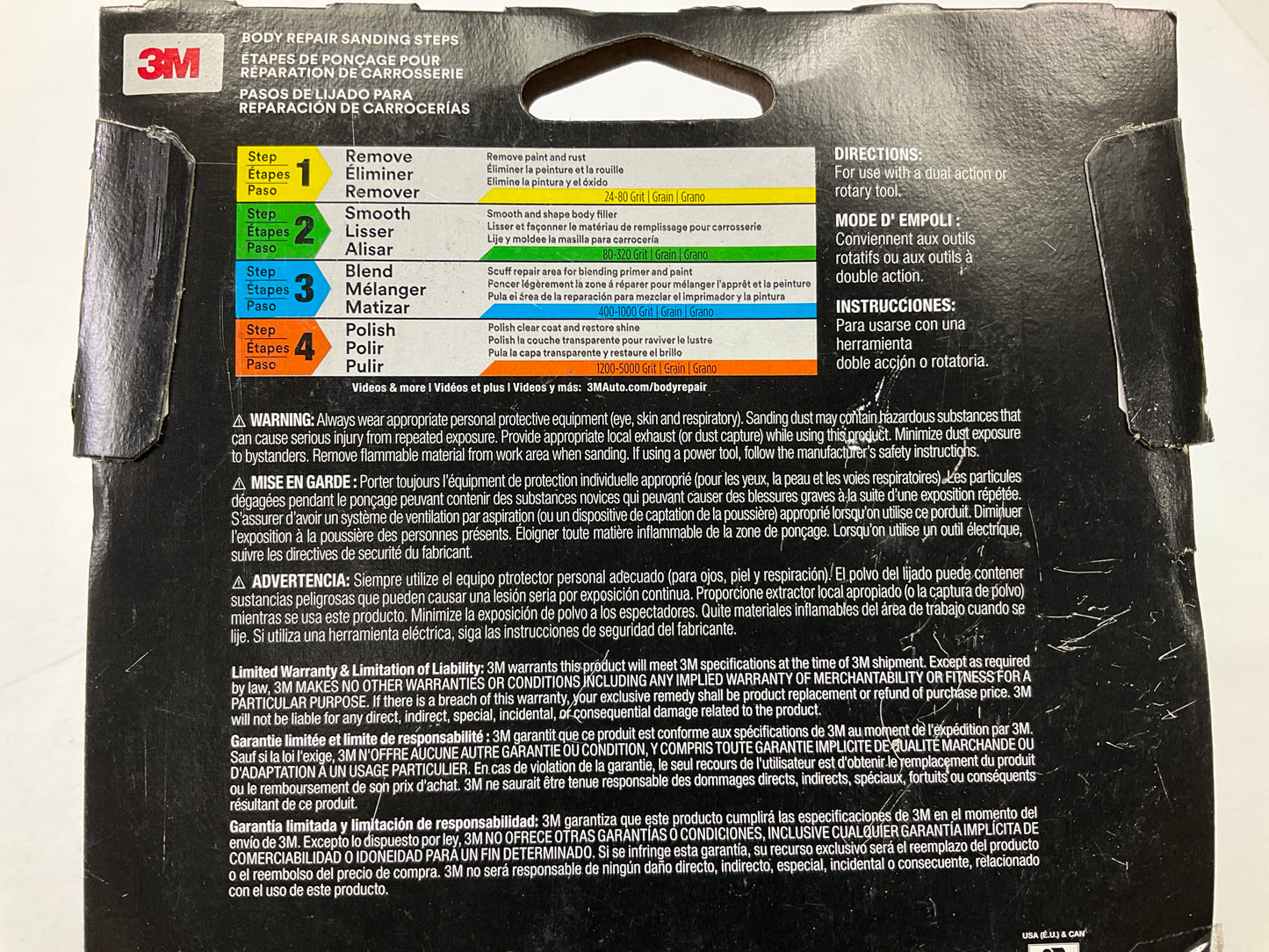 3M 31548 Green Corps Stikit Sanding Disc, 36 Grit, 6'' Diameter, 40 Total Discs