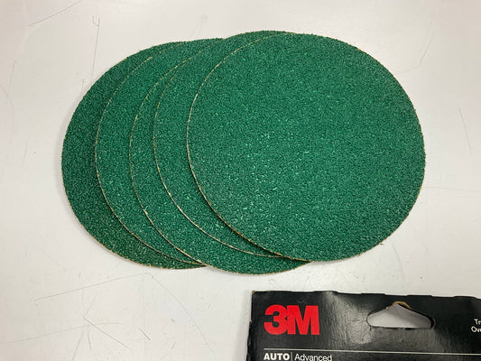 3M 31548 6'' Diameter, 36 Grit, Green Corps Stikit Sanding Discs, Pack Of 5