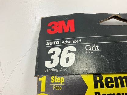 3M 31548 6'' Diameter, 36 Grit, Green Corps Stikit Sanding Discs, Pack Of 5