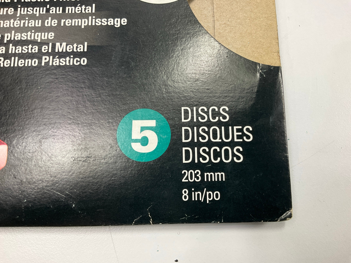 3M 31549 Stikit 80D Grit 8 In. Sanding & Stripping Abrasive Disc, 5 / Pack