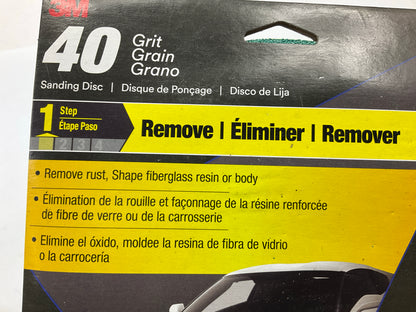 3M 31550 Stikit 40 Grit 8'' Sanding & Stripping Abrasive Sanding Disc - 15 Total