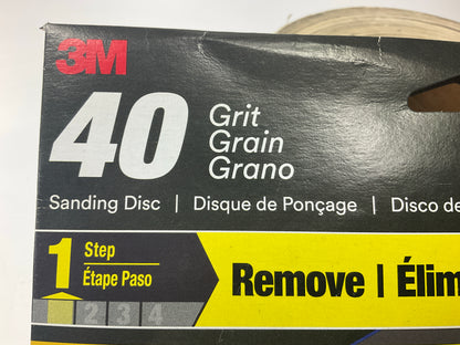 3M 31550 Stikit 40 Grit 8 In. Sanding & Stripping Abrasive Sanding Disc (5/Pack)