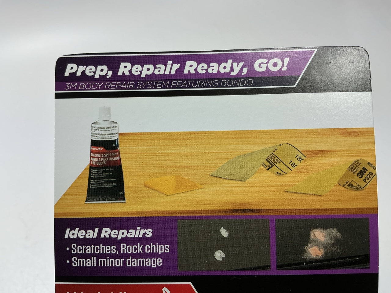 3M Bondo 31590 Scratch And Rock Chip Repair Kit, Repair Up To 80 Square Inches