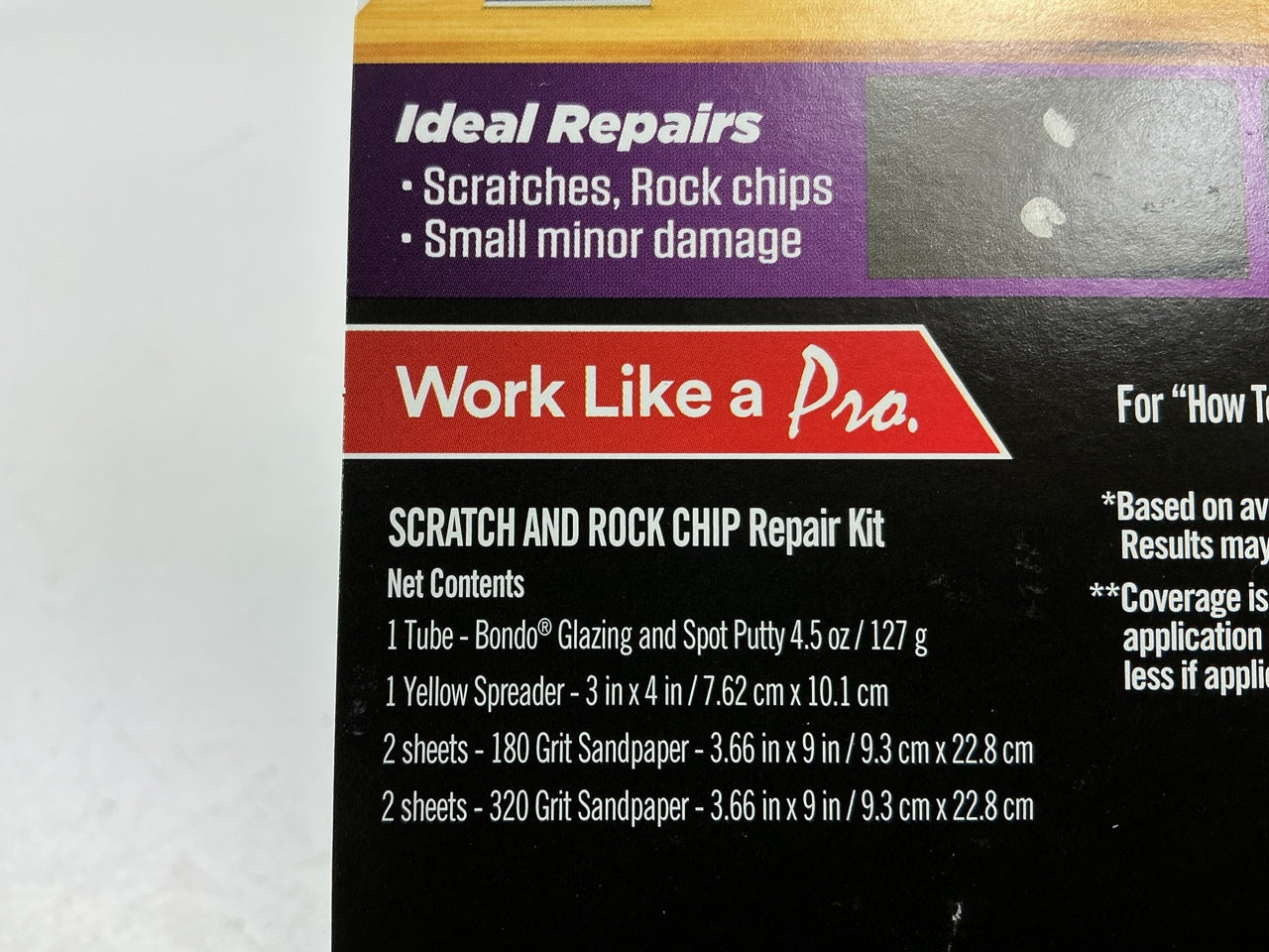 3M Bondo 31590 Scratch And Rock Chip Repair Kit, Repair Up To 80 Square Inches
