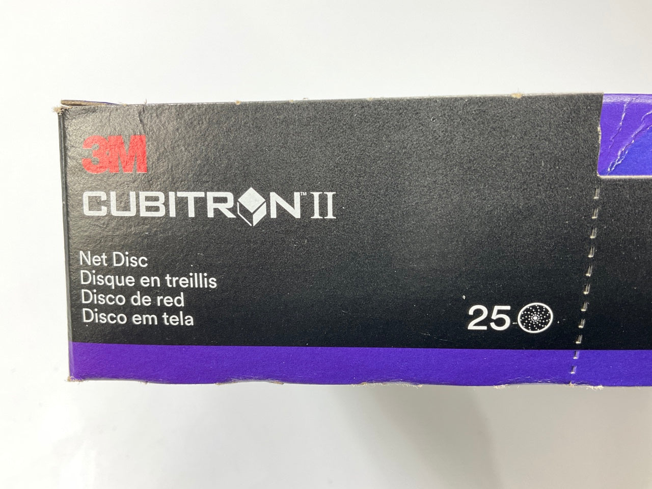 3M 31641 Cubitron II 80 Grit 8'' Net Sanding Abrasive Disc, 25 Pack