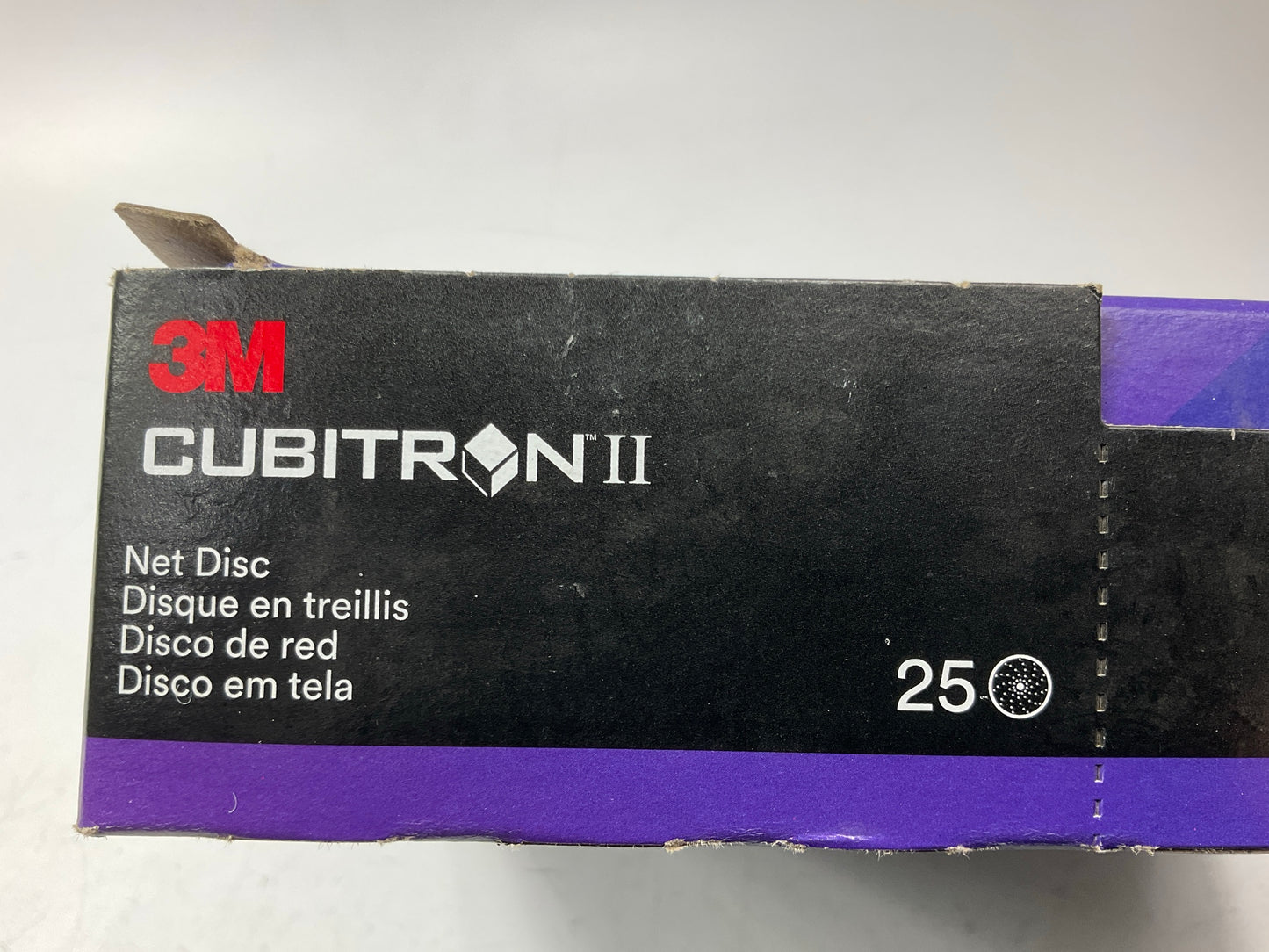 3M 31643 Cubitron II Automotive 150 Grit 8'' Net Sanding Abrasive Disc, 25 Pack