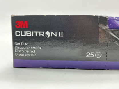 3M 31644 Cubitron II 180 Grit 8'' Net Sanding Abrasive Disc, 25 Pack
