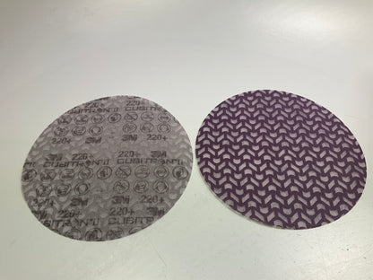 3M 31645 Cubitron II Net Sanding Disc, 220+ Grit, 8'', 25 / Pack