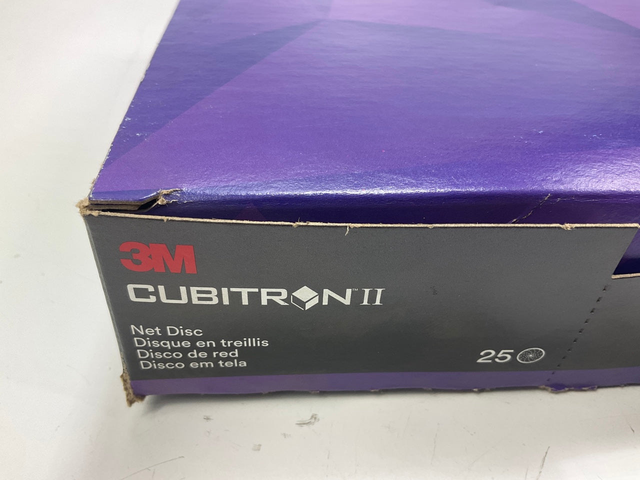 3M 31645 Cubitron II Net Sanding Disc, 220+ Grit, 8'', 25 / Pack