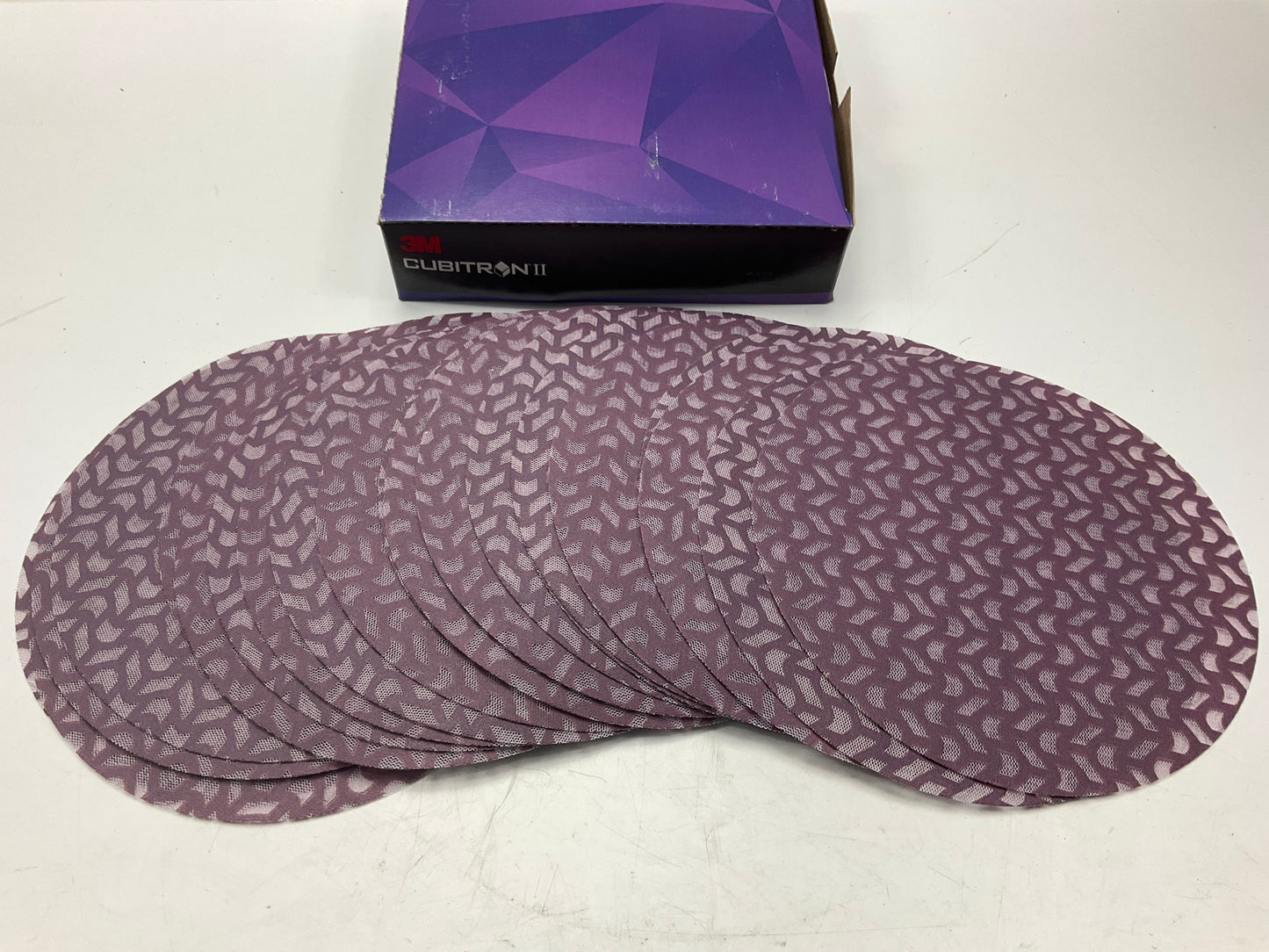 3M 31646 Cubitron II 240+ Grit 8 Inch Sanding Net Discs, 25 / Pack