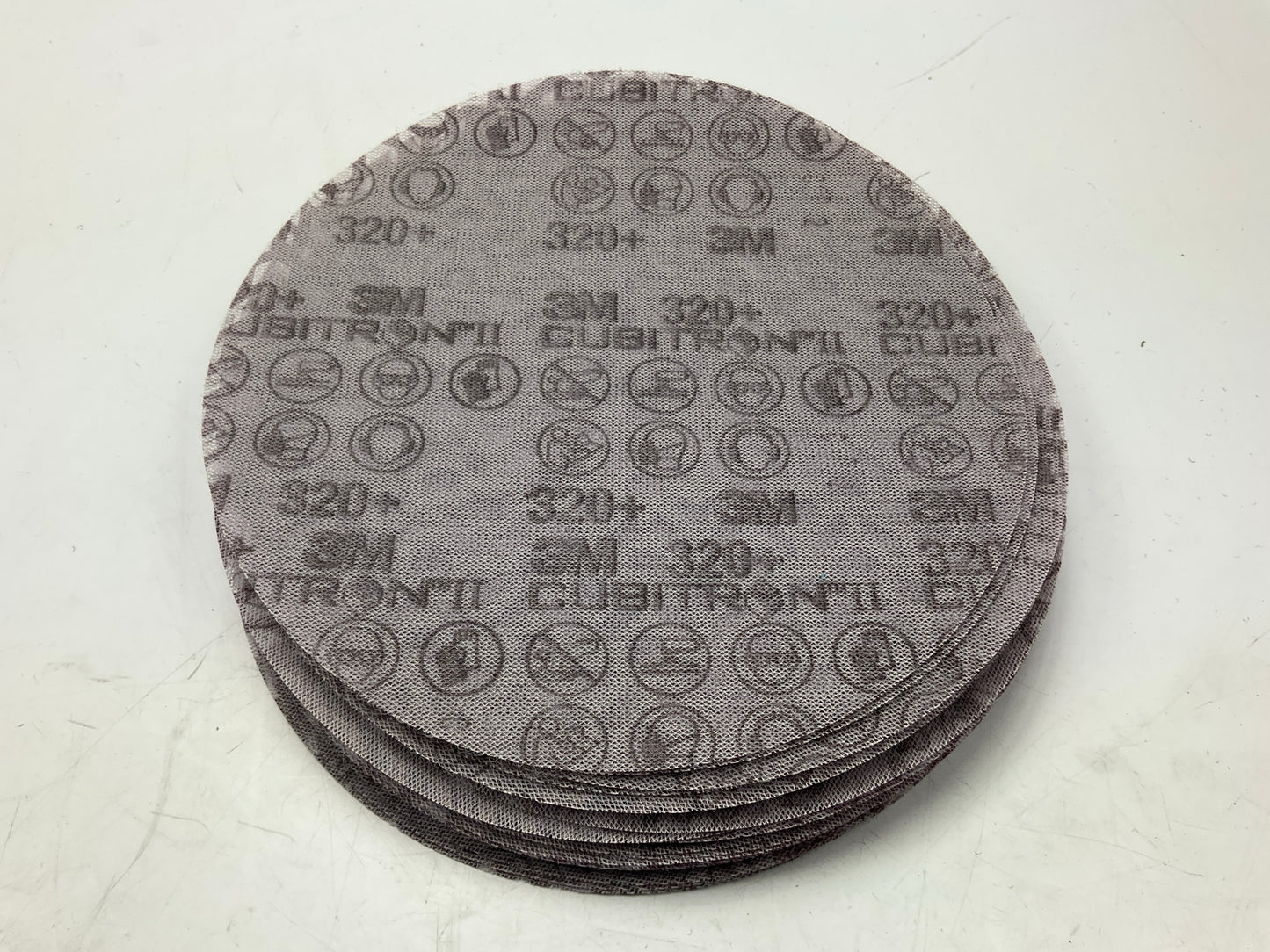 3M 31647 Cubitron II 320 Grit 8 In Net Sanding Disc, 25 Pack