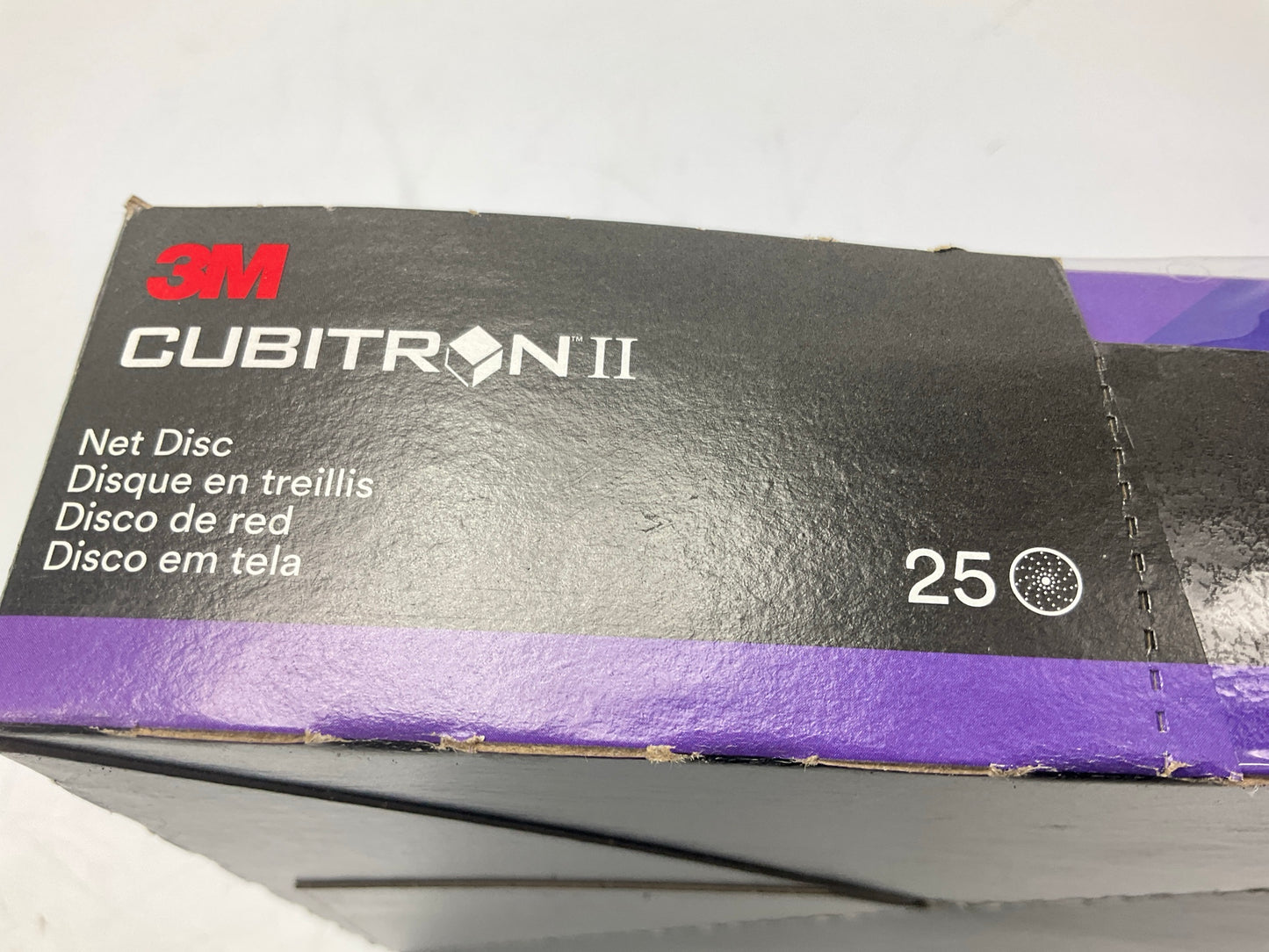 3M 31647 Cubitron II 320 Grit 8 In Net Sanding Disc, 25 Pack