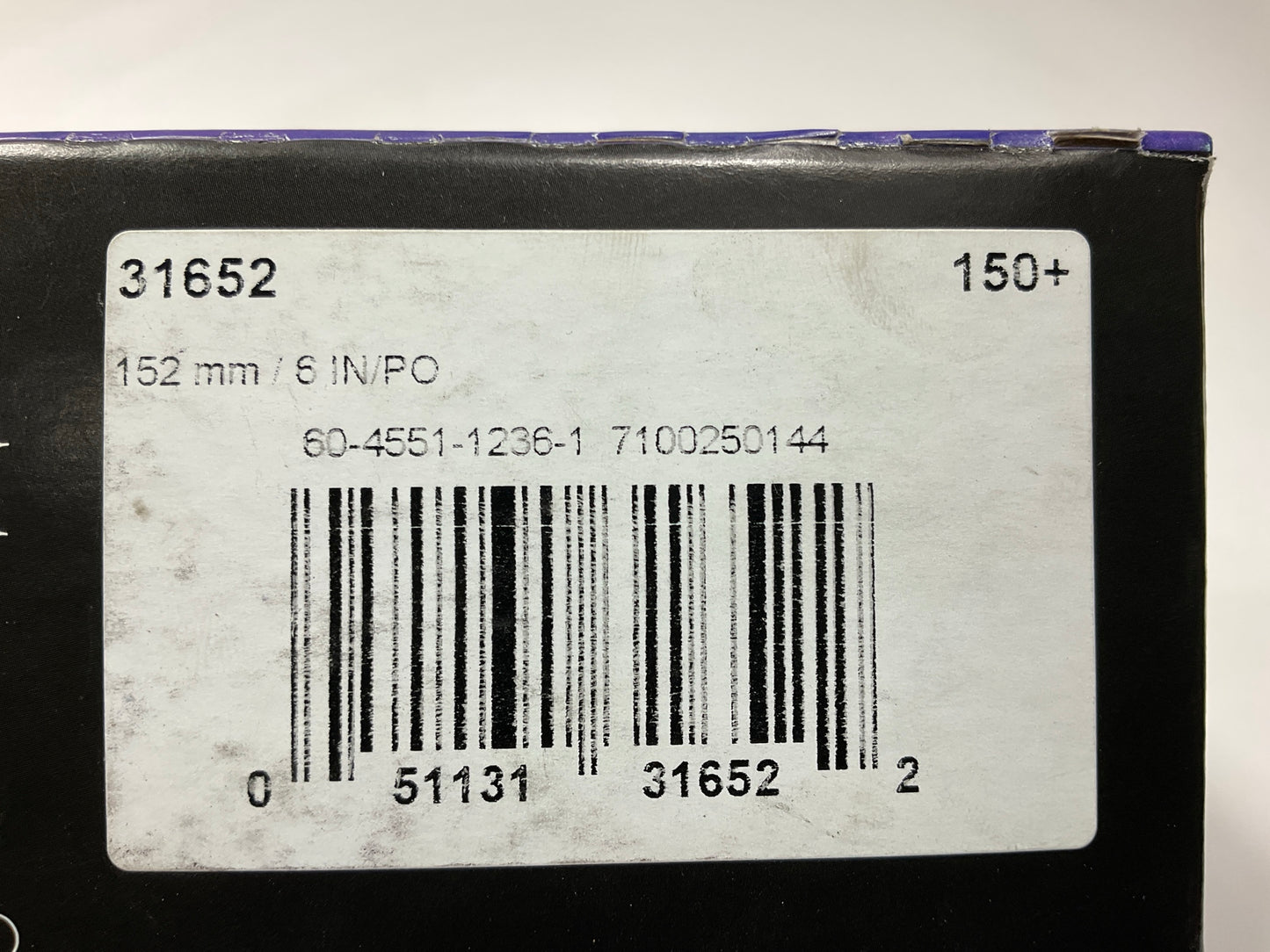 3M 31652 Cubitron II Net Sanding Abrasive Disc Roll, 150+, 6'', 50 Discs Total