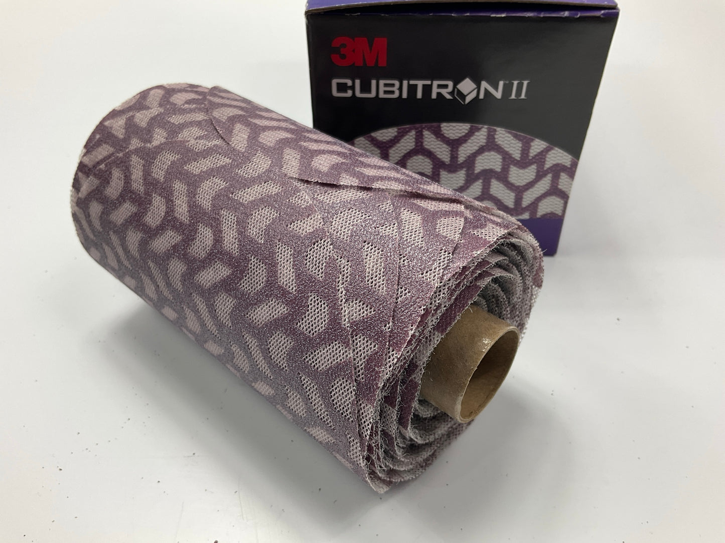 3M 31666 Cubitron II 120+ Grit 5 Inch Net Sanding Disc Roll, 50 Discs Total